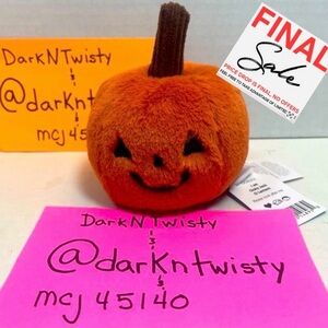 LAST ONE! BNWT JELLYCAT OOKY JACK O LANTERN 3” ORIGINAL RELEASE PRICE FIRM